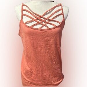🟧 3 for $25 Women's Coral Strappy Top